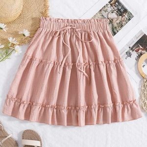 XS ruffle pink skirt